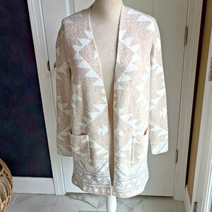 NWOT! FRYE OPEN AZTEC CARDIGAN SWEATER SZ M